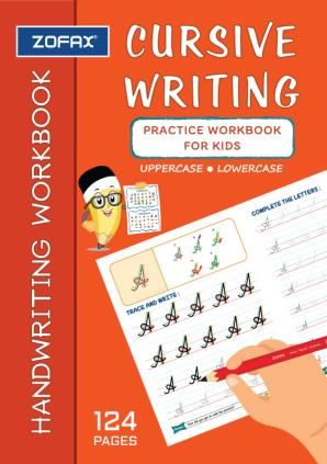 The Cursive Handwriting Workbook for Kids Learn to Write Cursive Writing Practice Book for Children and Beginners, Letter Formation, A to Z Uppercase and Lowercase Letters