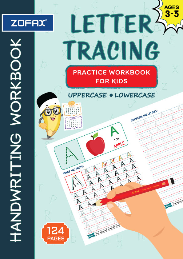 Letters Numbers Tracing Handwriting Practice Workbook Learn To Write Ages 3 to 5