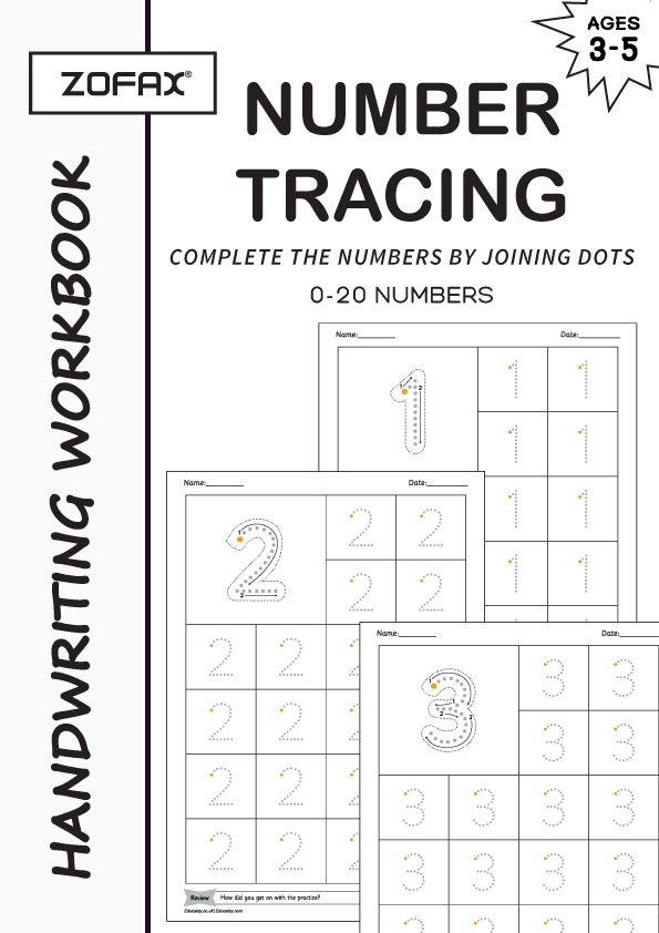 Learn numbers 0 to 20 by complete the numbers by joining dots