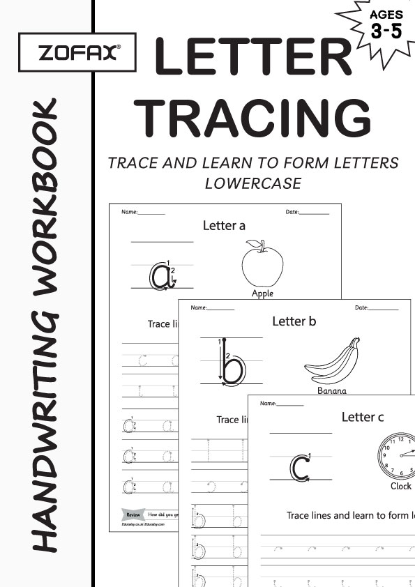 Trace And Learn To Form Step by Step Lowercase Letters With Tracing Guide Workbook For Early Learners