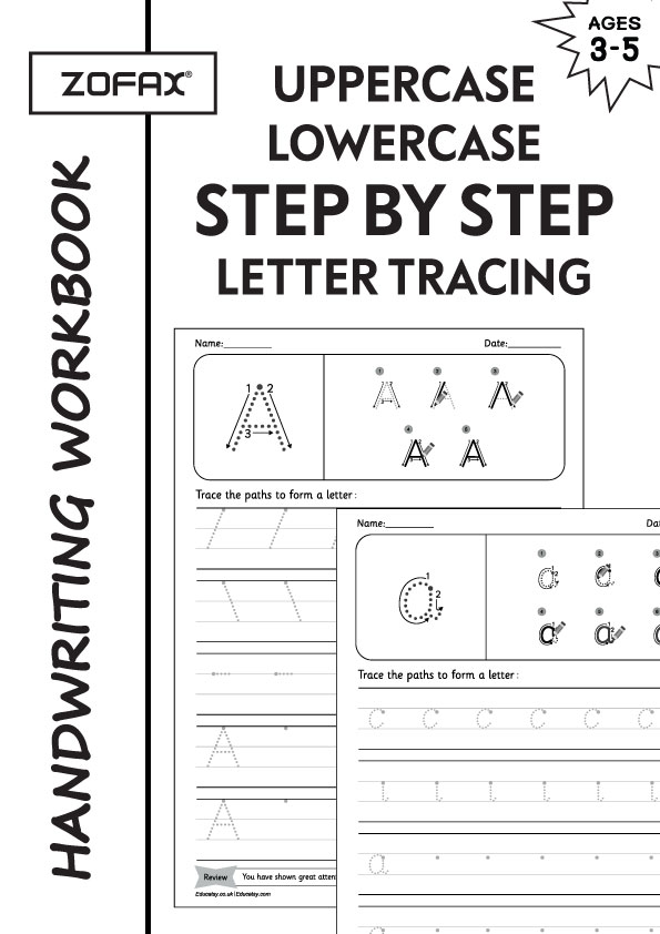 A Step by Step Uppercase Lowercase Tracing Guide Workbook for Early Learners Preschool Kindergarten Handwriting Workbook