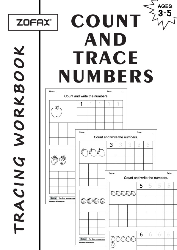 Engaging Count and Trace Numbers Workbook Master 1 to 20 for Preschool and Kindergarten Unique Worksheets for Early Learning Success