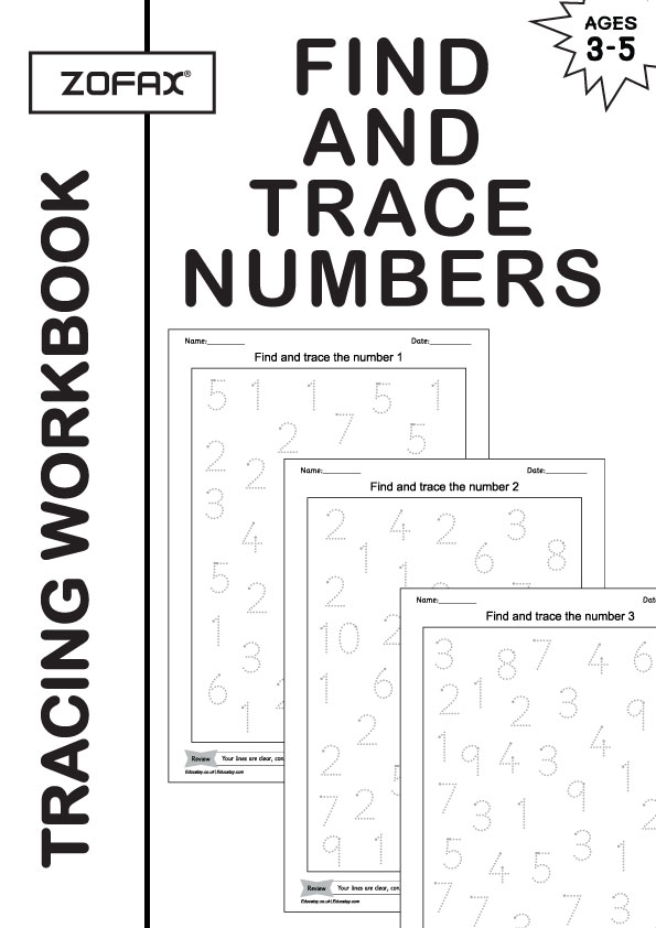 Engaging Find and Trace Numbers Worksheets for Preschool and Kindergarten Unique Learning Tool for Early Maths Skills Development