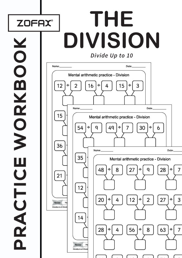 Master Number Division Up to 10 Unique Worksheets for Skill Enhancement Perfect for Educators and Parents Seeking Quality Resources