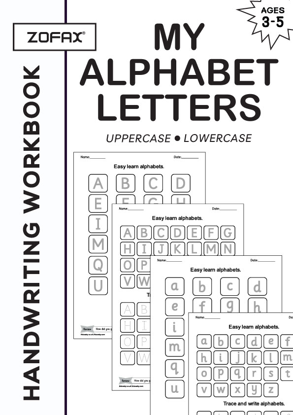 Letter Formation Missing Letters and Handwriting Practice Sheets for Kids