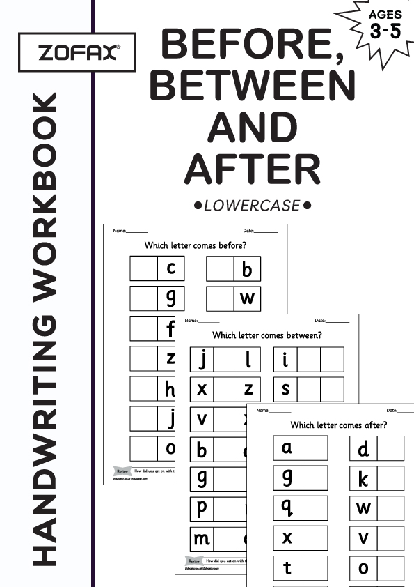 Master Lowercase Letters Unique Preschool and Kindergarten Worksheets for Writing Before Between and After Letters Fun and Educational